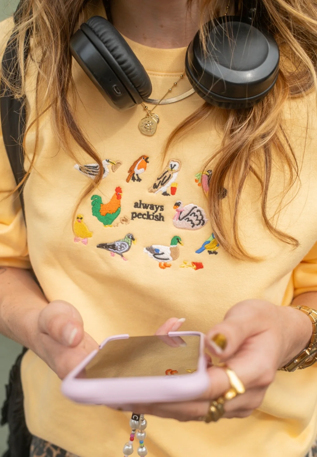 Always Peckish Embroidered Sweatshirt - Image 2