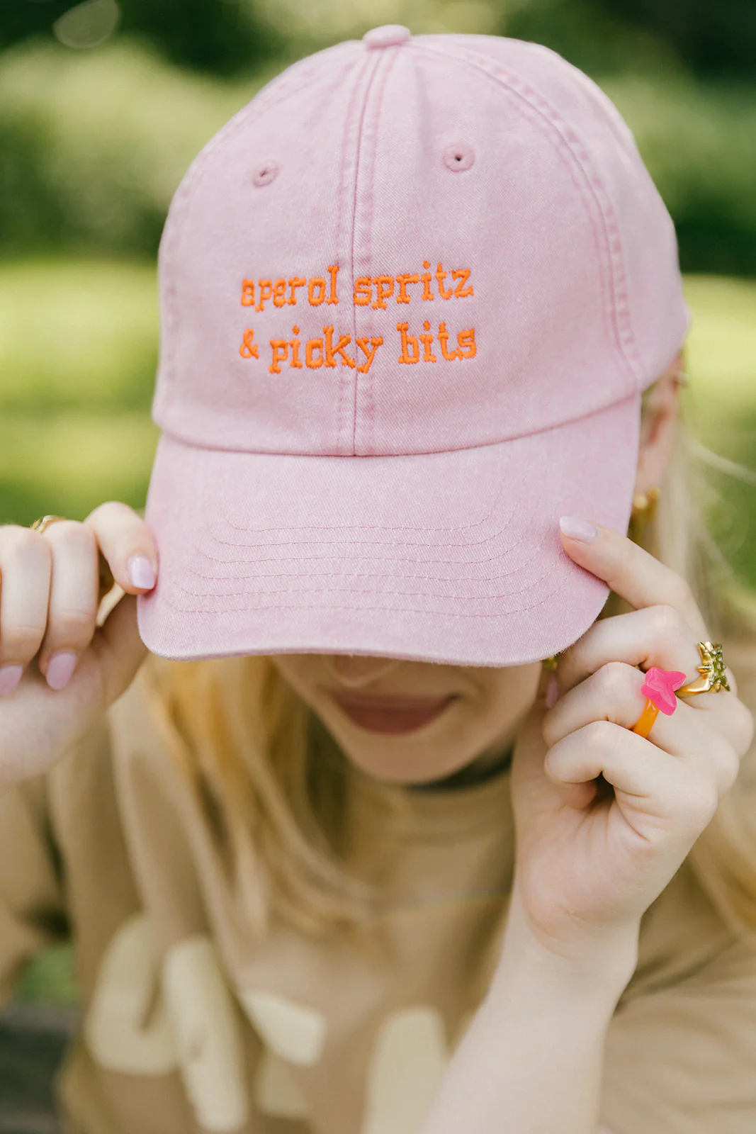 Aperol Spritz & Picky Bits Embroidered Cap - Image 4
