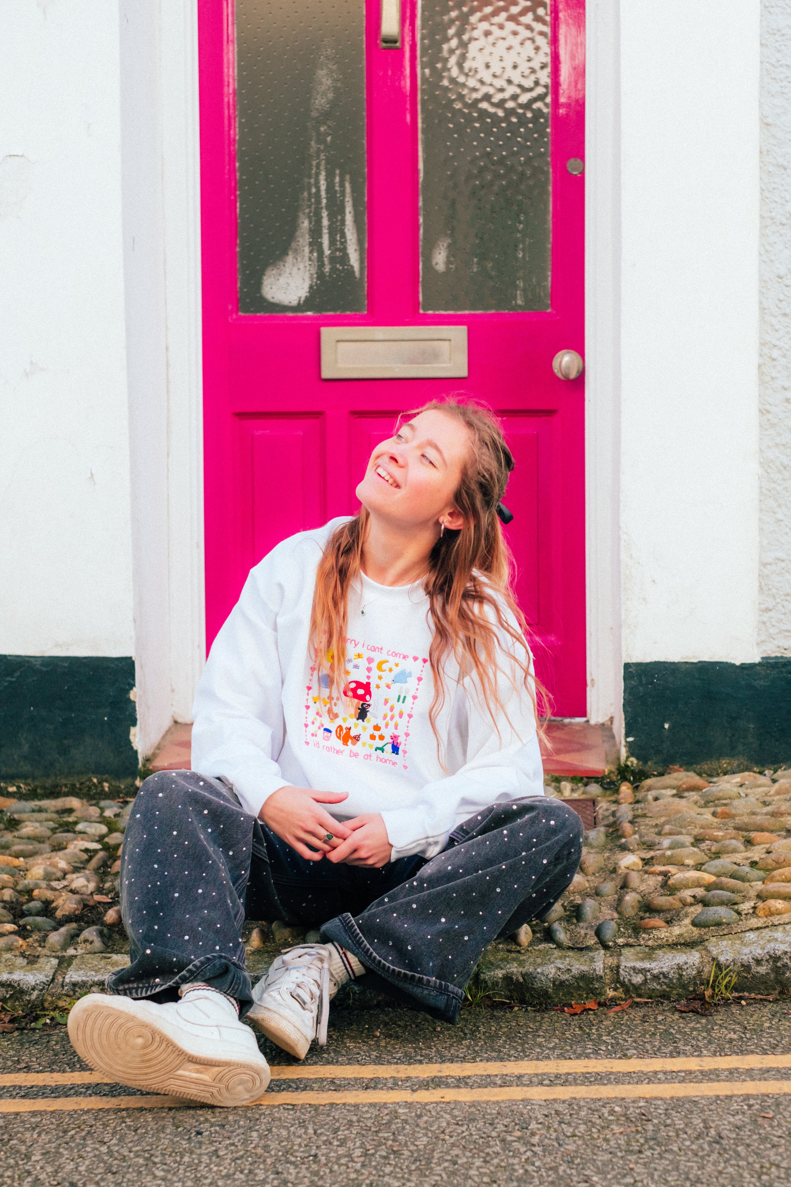Cosy Mole Embroidered Sweatshirt - Image 7