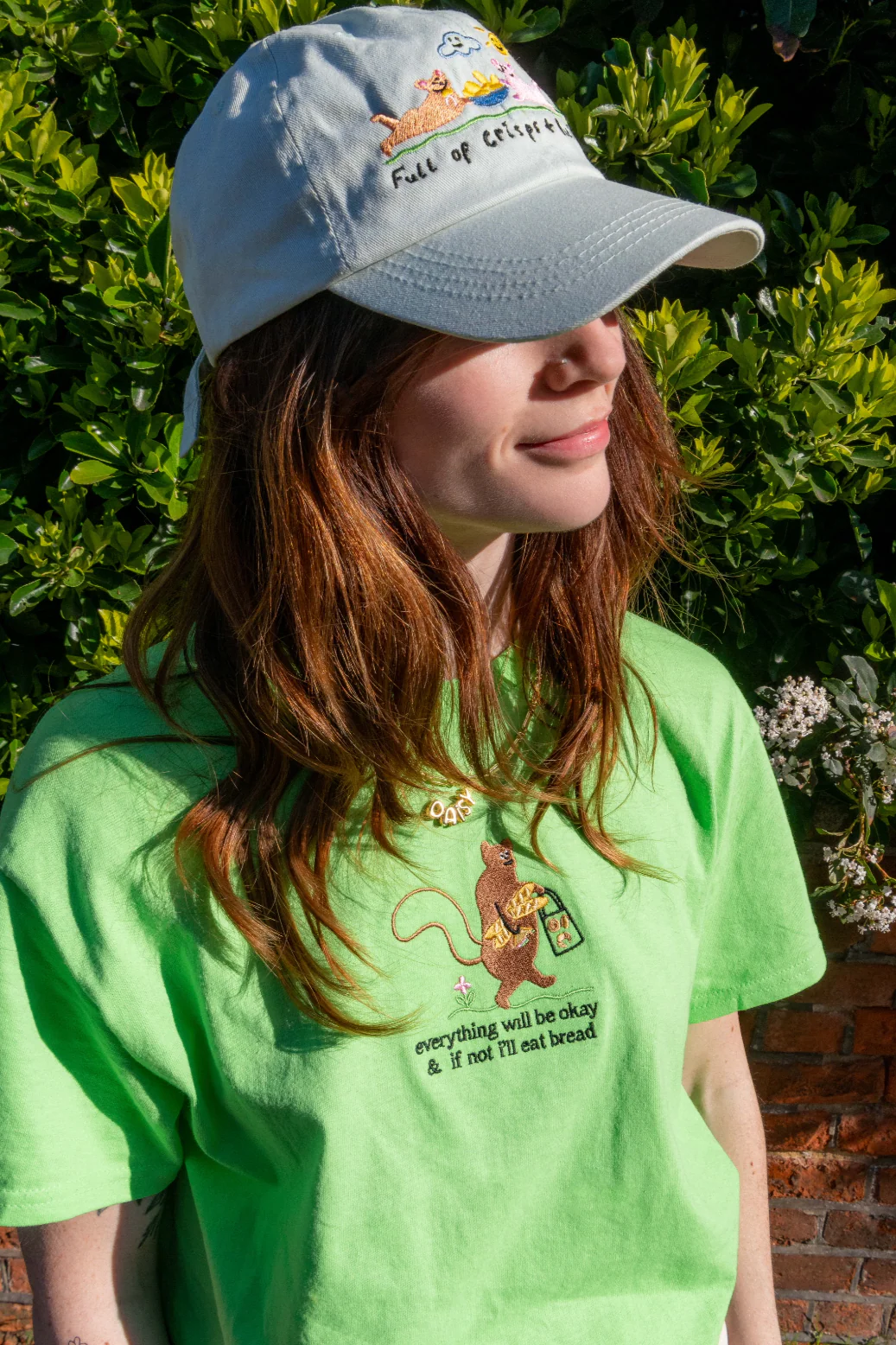 Crisps & Anxiety Embroidered Cap - Image 3
