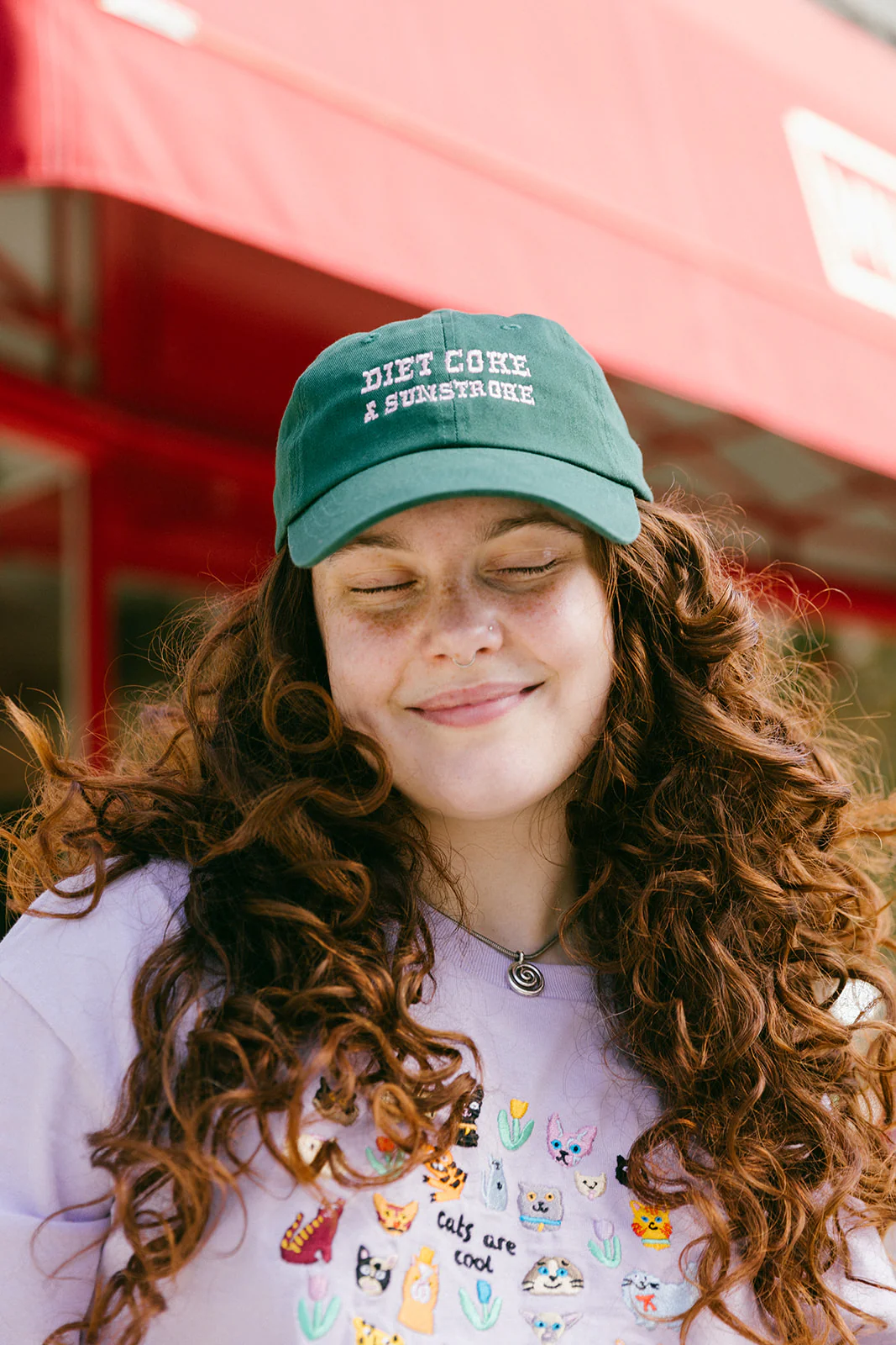 Diet Coke & Sunstroke Embroidered Cap - Image 3