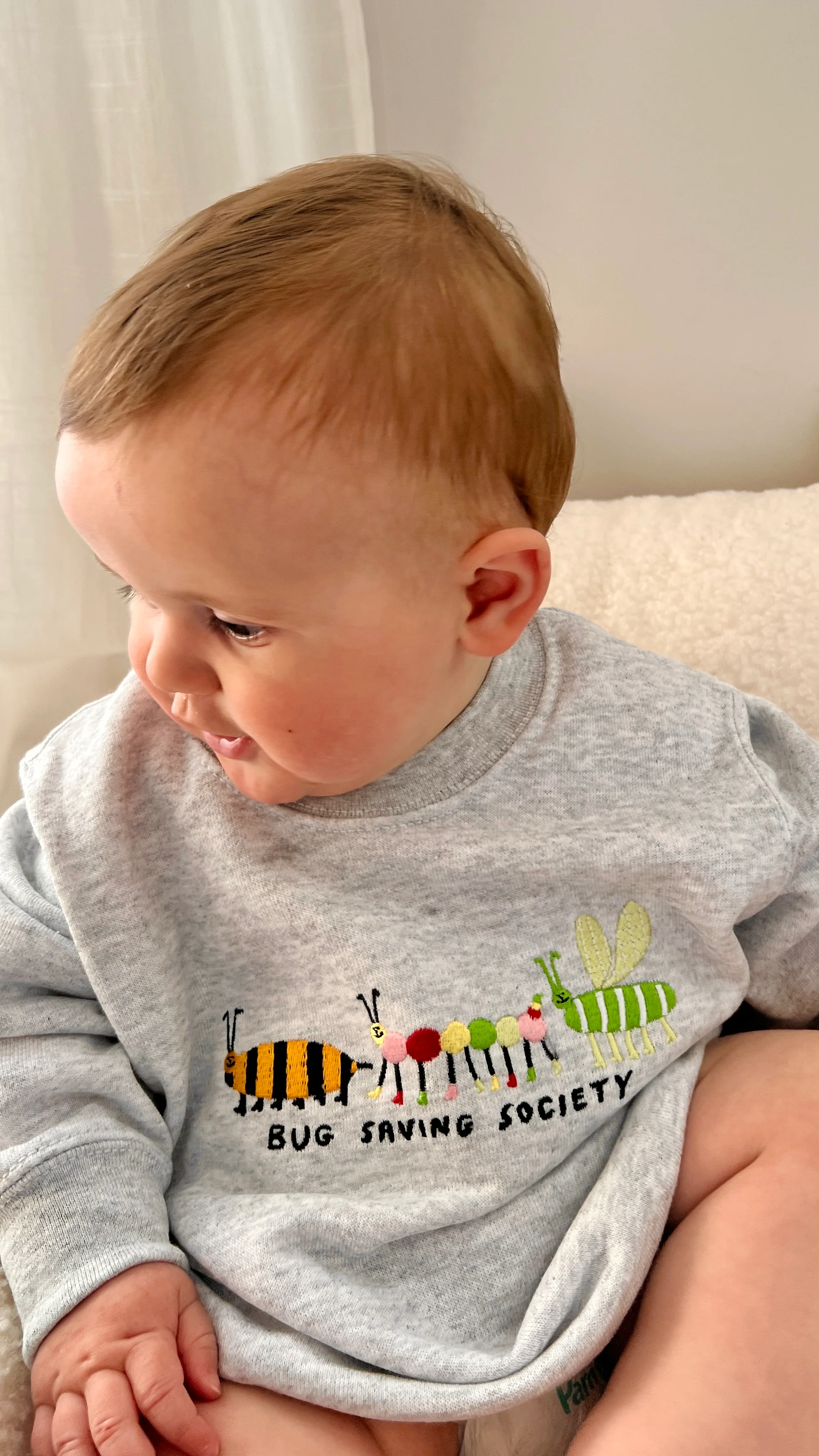 KIDS - Bug Saving Society Oversized Sweatshirt - Image 2