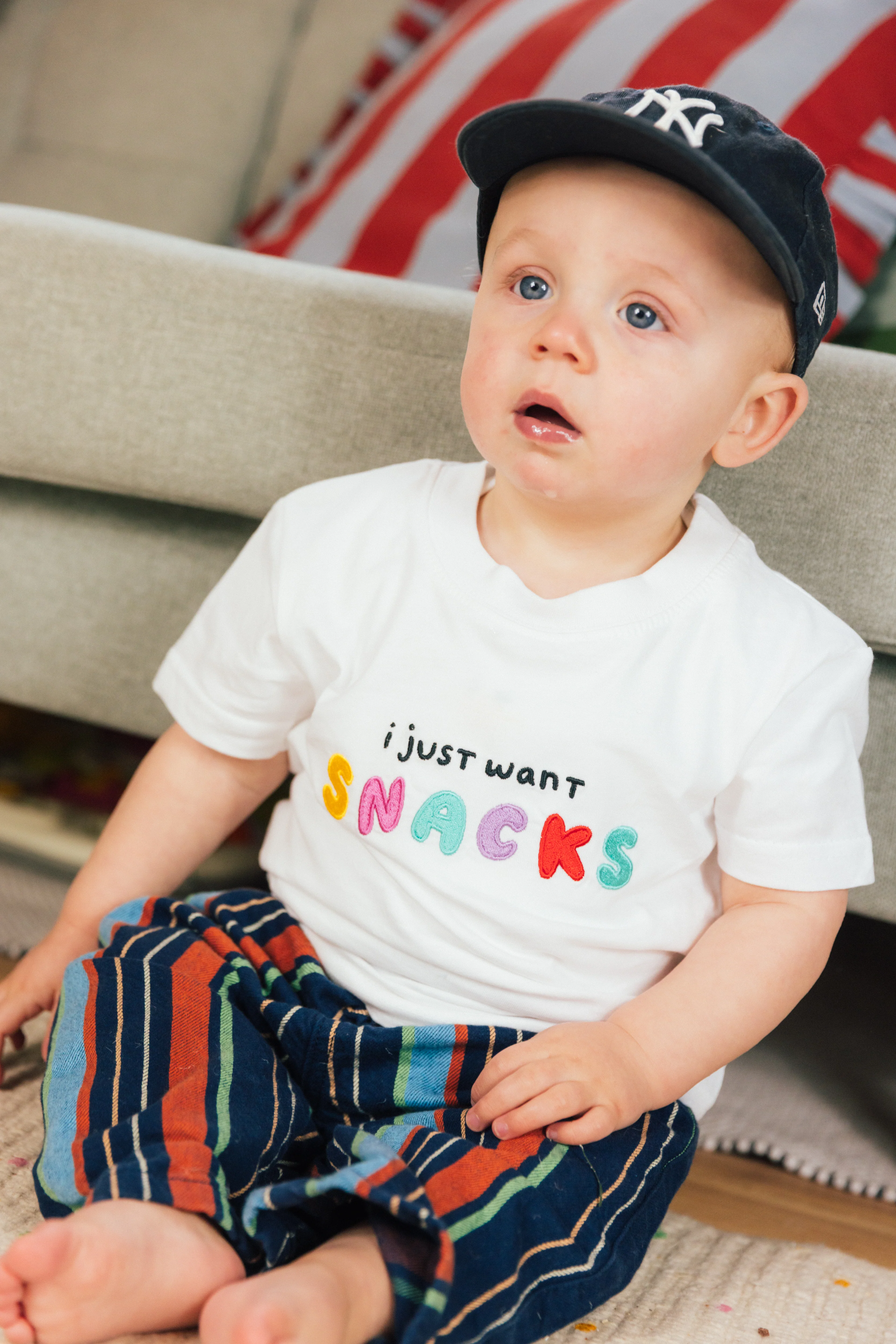 KIDS - I Just Want SNACKS T-Shirt - Image 3