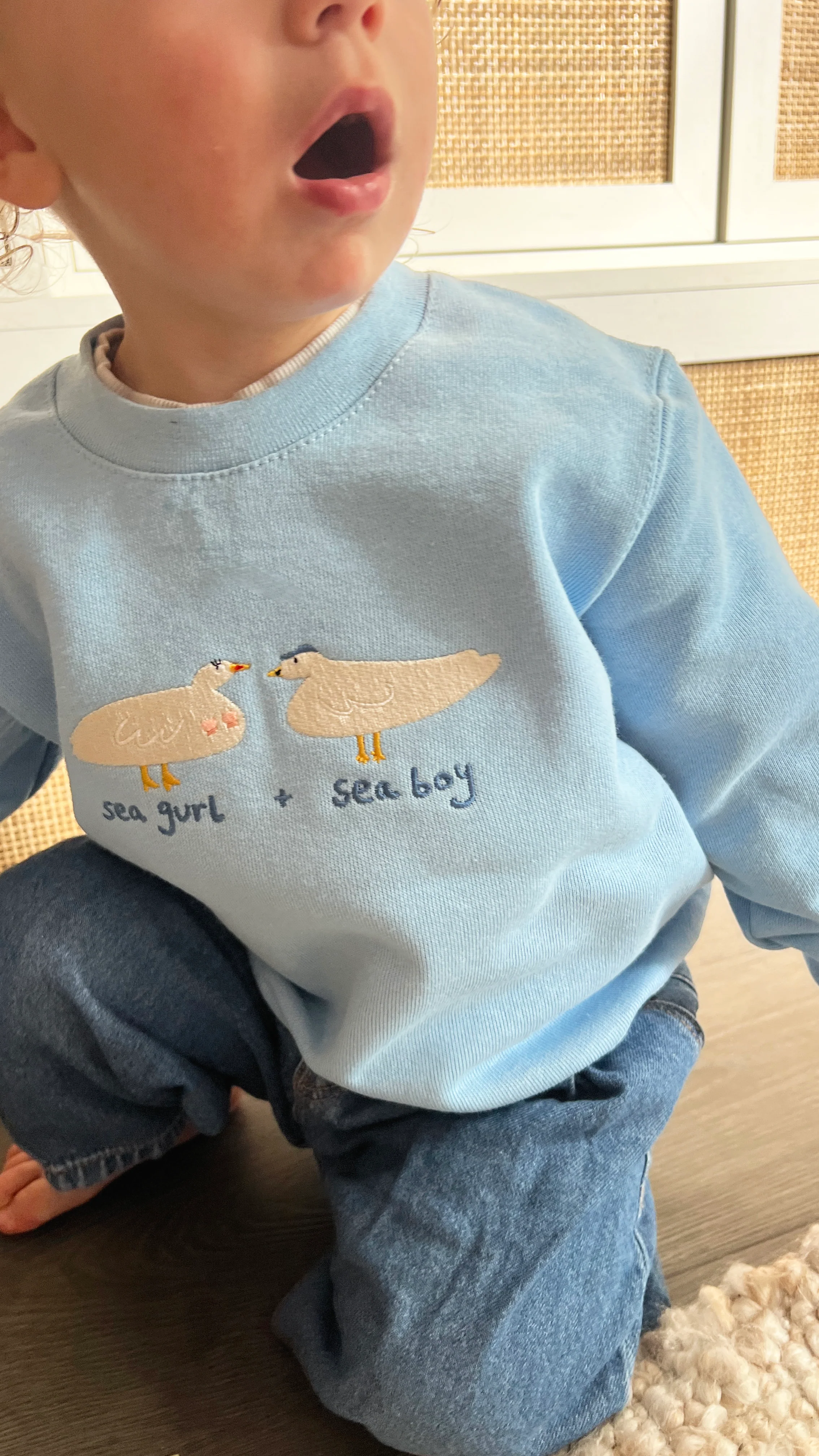 KIDS - Seagurl & Seaboy Oversized Sweatshirt - Image 8