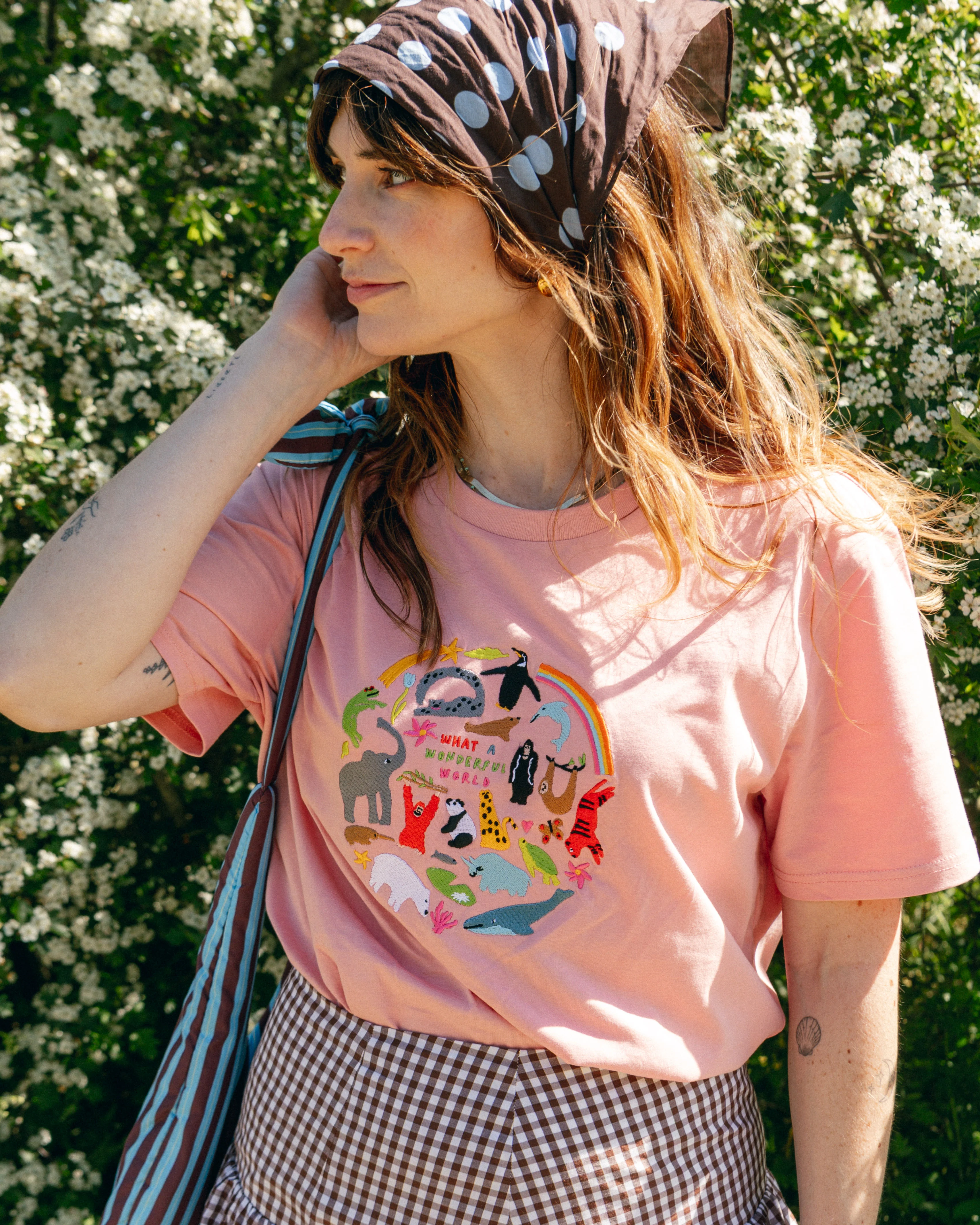 Limpet X WWF Wonderful World Embroidered Animals T-Shirt - Image 3