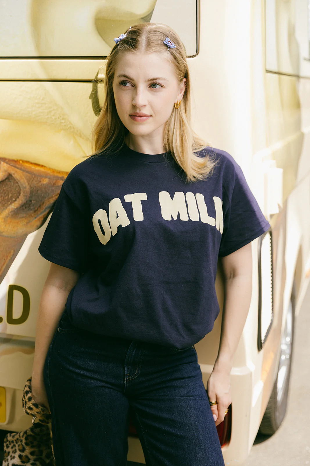 The Oat Milk Oversized T-Shirt - Image 8