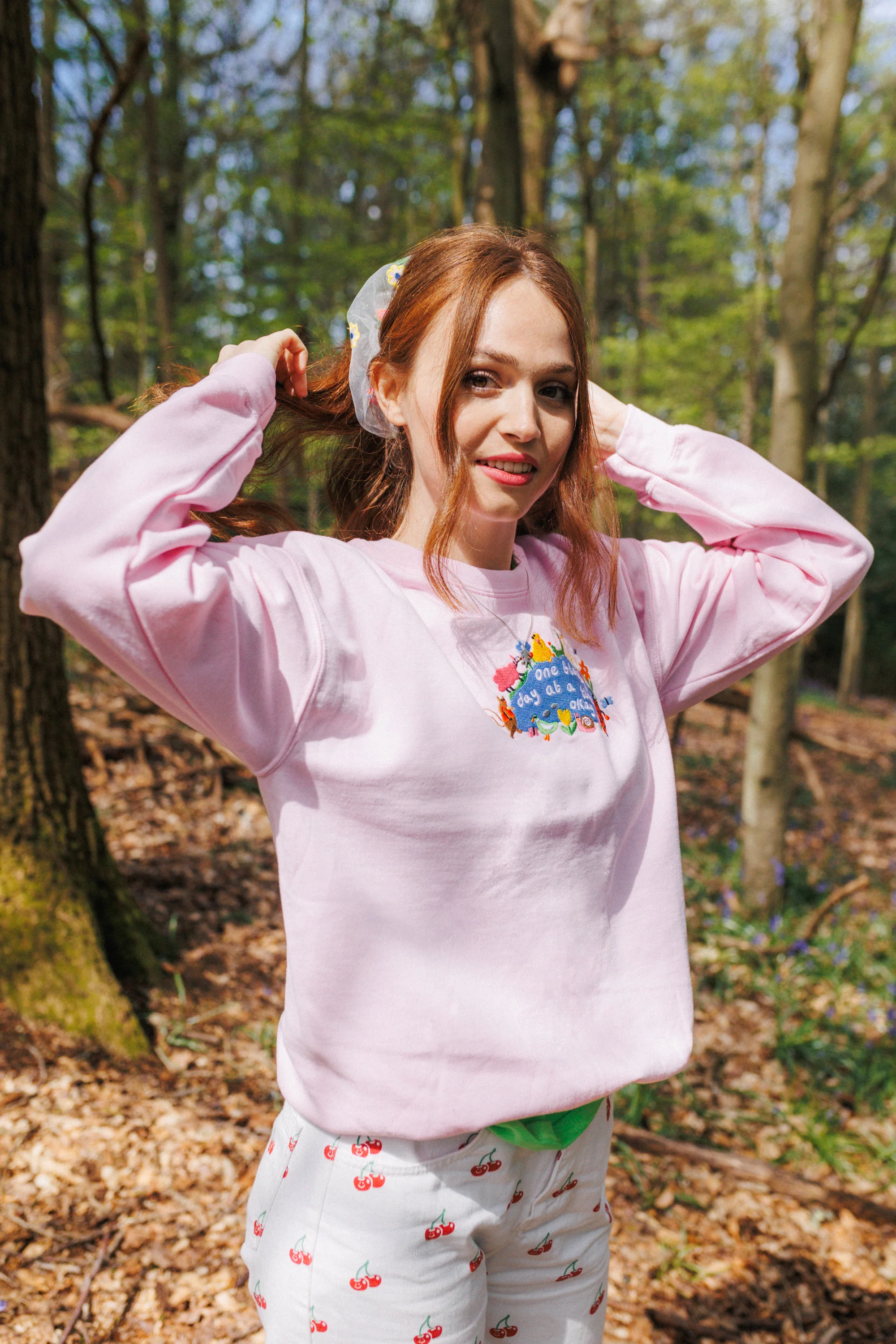 One Bloody Day At A Time Embroidered Sweatshirt - Image 12