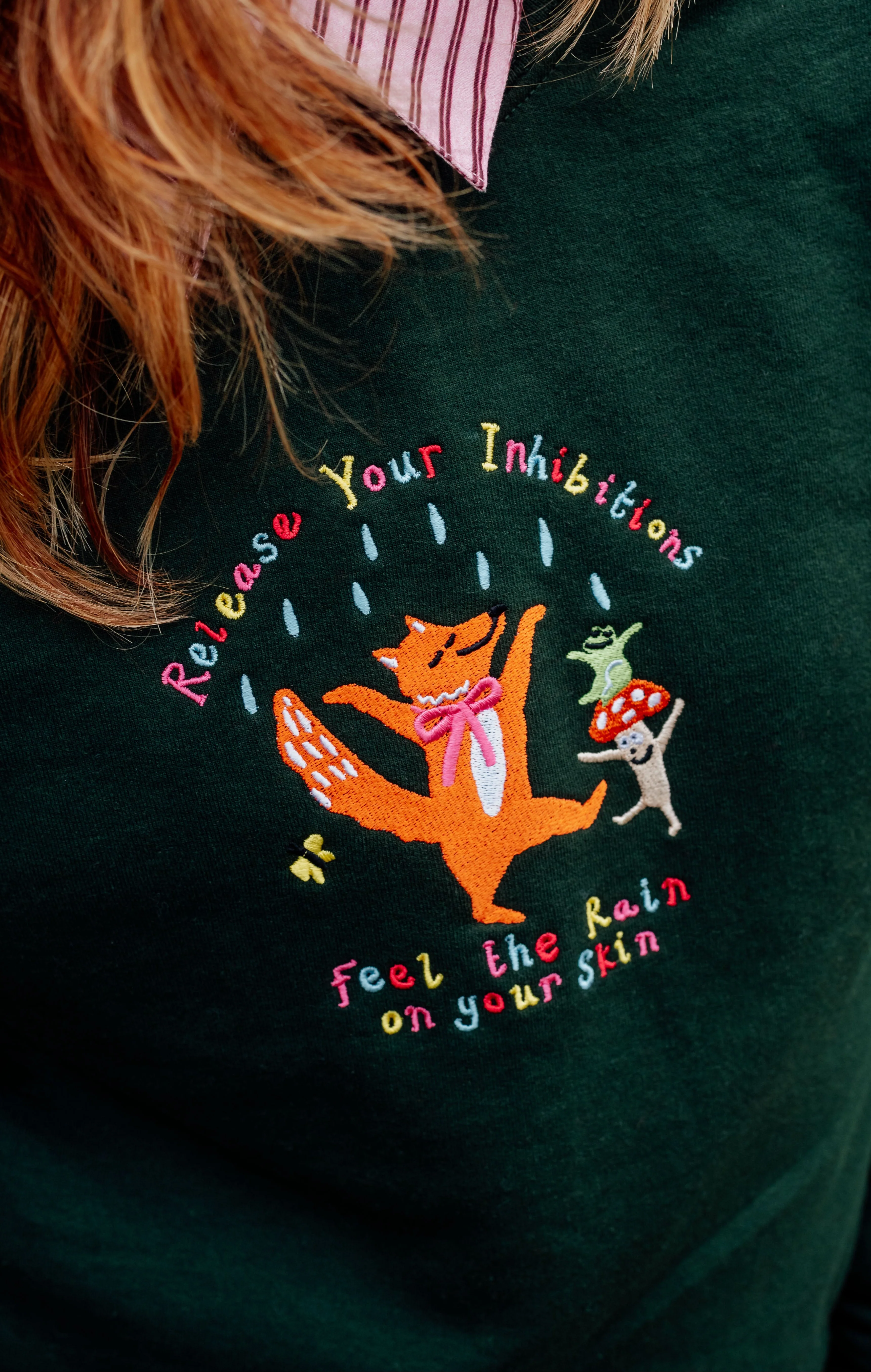 Release Your Inhibitions Embroidered Sweatshirt - Image 3