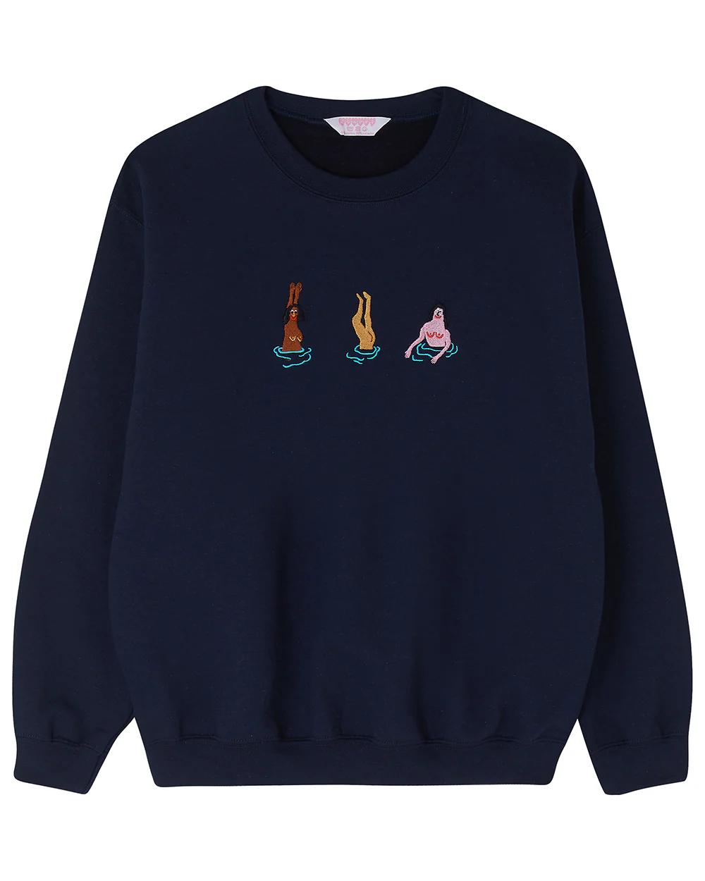 Swimming Ladies Embroidered Sweatshirt - Image 8