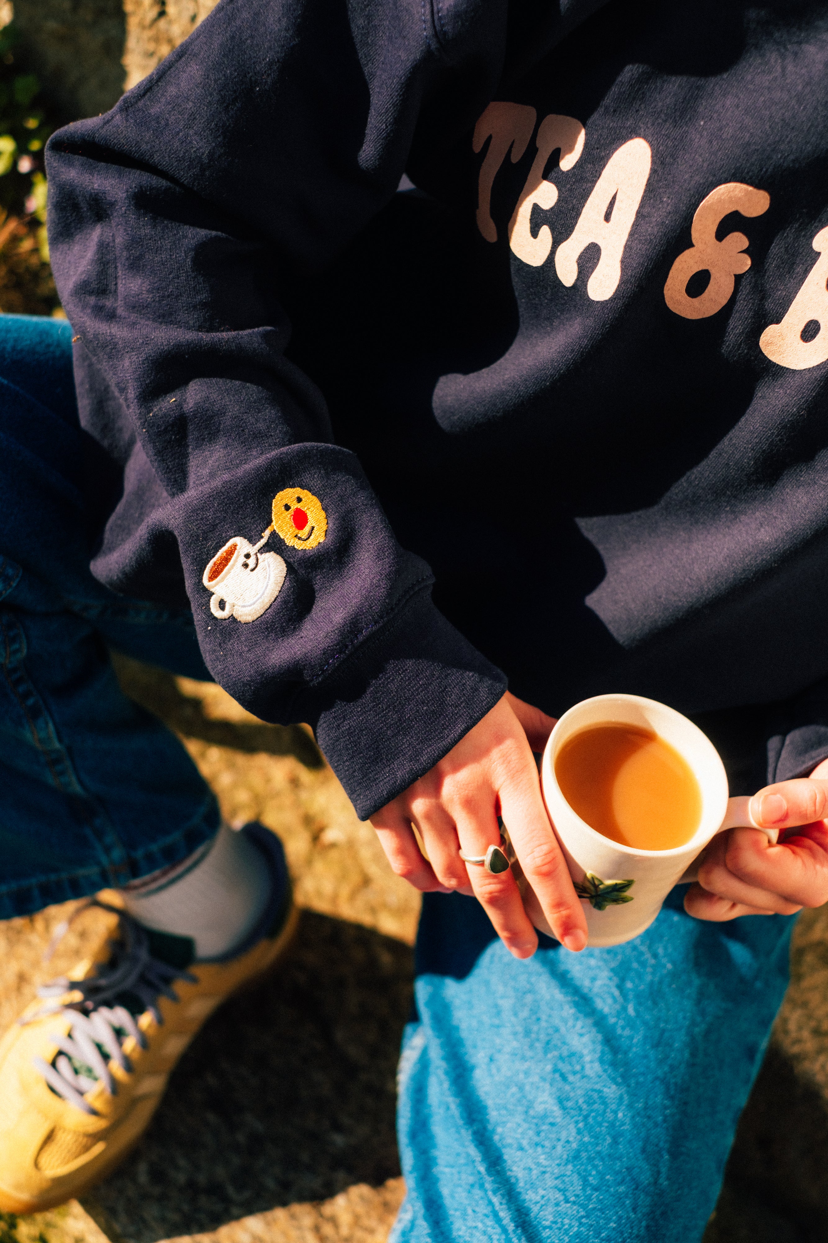 The Tea & Biccies Oversized Sweatshirt - Image 6